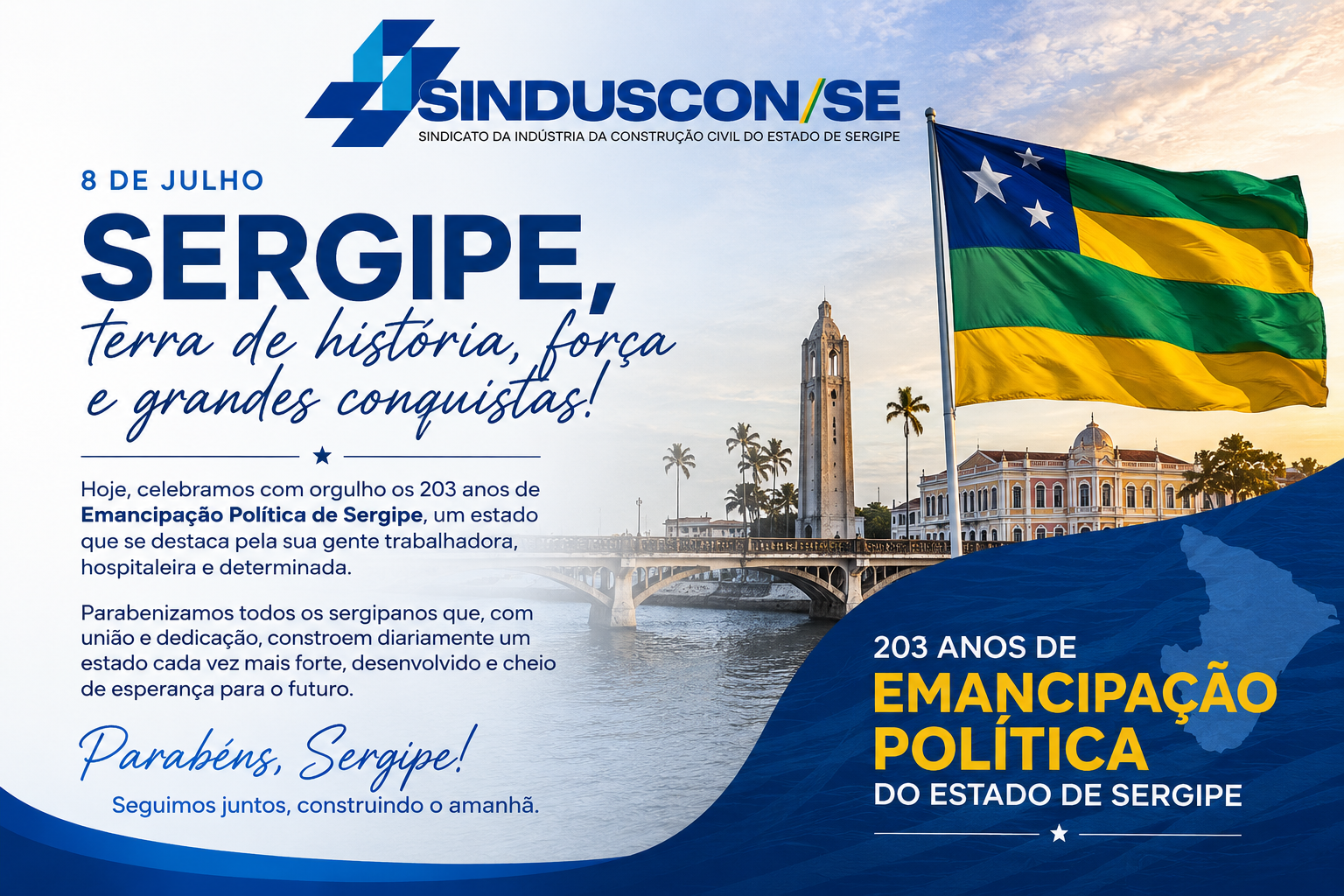 8 de Julho – Emancipação Política de Sergipe