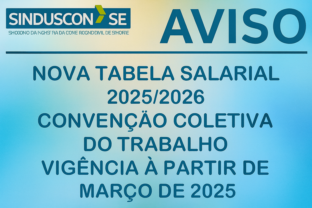 Tabela Salárial 2025/2026